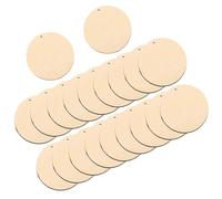 DOITOOL 50pcs round Shaped Wooden Eardrop Earrings Casual Timber Ear Accessories Lightweight Party Jewelry for Women and Girls