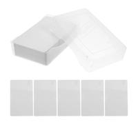 DOITOOL 50pcs Sublimation Metal Business Cards Metal Business Card Blanks 3.30x2.20x0.08in Aluminum Alloy Round Corner Easy to Engrave Convenient Elegant