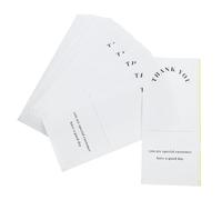 DOITOOL 50pcs Thank You Sticker Decor Label Sticker Printing Patterns Design Paper Material Decorative Label for Door Use