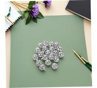 DOITOOL 50pcs Vintage Hollow-out Flower Ball Charms Ethnic Style Alloy Pendants for Jewelry Making Multipurpose Metal Charms for Bracelets Necklaces Earrings Craft Supplies