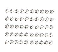 DOITOOL 50pcs Vintage Zinc Alloy Bear Claw Spacer Beads for DIY Jewelry Making Antique Silver Large Pendants for Bracelets Necklaces Earrings Craft Projects