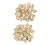 DOITOOL 50Pcs Zircon Alloy Charms for DIY Jewelry Making Elegant Pendants for Necklaces Bracelets for Crafting Unique Accessories at Home