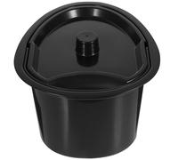 DOITOOL 5l Chamber Pot Plastic Spittoons Convenient with Lid Contoured Simple Look Design Craftsmanship Urine Storage Pot for Patients and Bathroom Safety Aid