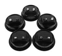 DOITOOL 5pcs Black Speaker Wire Terminal Connectors with Metal Pins for Quick Installation and Polarity Identification, 2-way Wiring Terminals for Audio Wiring and Subwoofer Connection