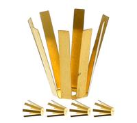 DOITOOL 5pcs Brass Adapter Shims Golf Shaft Spacer with Eight-arms Design Simple to Use Control Golf Accessories for Golfers on The Course