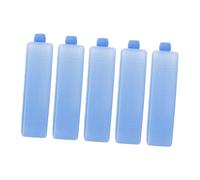 DOITOOL 5pcs Cooler Freezer Ice Packs Reusable Ice Packs for Lunch Boxes Pe Material Compact and Portable Blue for Emergency Cooling Scenarios