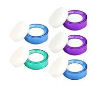 DOITOOL 5pcs Counting Finger Sponges Wet Sponge Plastic Material Work Efficiency Convenient to Store for Bank Tellers and Clerks Random Color