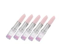 DOITOOL 5pcs Cute Lipstick-shaped Gel Pens Portable Aesthetic Writing Supplies for Students Creative Cartoon Design for Drawing and Note-taking