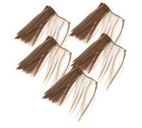 DOITOOL 5pcs Doll Wig Decorations Simulated Hair Rows for Dolls Styling Head Accessories