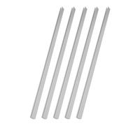 DOITOOL 5pcs LED Strip Light Track Channel U Shape Aluminum Profile 8x16mm Wear-Resistant with Flexible Installation for Commercial Lighting and Homes
