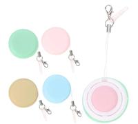 DOITOOL 5pcs Lens Cleaning Wipes for Eyeglasses and Phones, Lightweight Pp and Silicone Material, Won't Scratch Screens, for Carrying in Purse Or Pocket Random Color