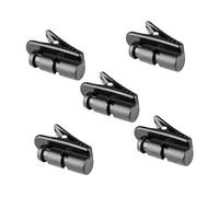 DOITOOL 5pcs Microphone Clips Durable Earphone Cable Clamps for Secure Wire Management Rotating Design for Classroom Speech and Stage Use Fits Headphone Cables