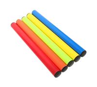 DOITOOL 5pcs Plastic Track Relay Baton for School Sports Racing Competition | ABS Construction, Comfortable to Hold Handling, Lightweight Design, Field Days Use, for Students and Young Athletes