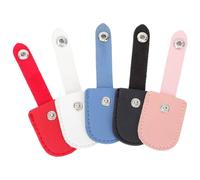 DOITOOL 5pcs Pu Manicure Scissor Protector Cover for Cuticle Nippers, Stylish and Simple Design, Carefully Crafted Protective Cover to Safeguard Cuticle Tools During Storage and Travel