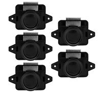 DOITOOL 5pcs Push Button Locks Cabinet Door Catch Lock for Latch Cupboard