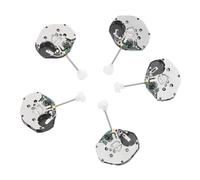 DOITOOL 5pcs Quartz Watch Movement Replacement Metal Parts with Installation Guide, Energy Efficient and Wide Compatibility for Watch Restoration Projects and DIY Enthusiasts
