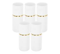 DOITOOL 5pcs Refillable Sponge Applicator Bottles 20ml Portable Liquid Lotion Containers with Non-woven Fabric Sponge Head for On-the-go Skin Care and Professional Beauty Treatments