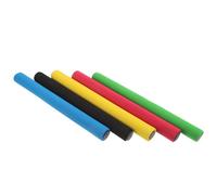 DOITOOL 5pcs Relay Race Baton Lightweight Anti-skid Soft Sponge Foam Sticks for Outdoor Events Protecting Hands from Injury