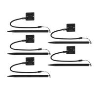 DOITOOL 5Pcs Resistive Touchscreen Stylus Pen Set with Anti-Lost Spring Rope and Fixed Base, Universal Stylus for Pos Machines and Touchscreen Devices, Drawing and Writing Accessories