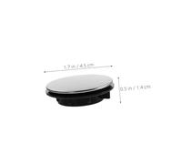 DOITOOL 5pcs Stainless Steel Sink Faucet Hole Covers Overflow Hole Plugs for Kitchen Wash Basin Easy-install Countertop Accessories Corrosion-resistant Silver Caps for Home Sink Protection