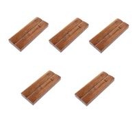 DOITOOL 5sets Wood Calligraphy Paper Weight Paperweights for Calligraphy Practice Smooth Edges Durable Wood Desk Decoration for Writing and Painting 2pcs*5
