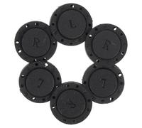 DOITOOL 6 Pairs Magnetic Buttons for Clothing Black Nylon Concealed Easy to Sew Coat Snaps Fasteners for DIY Tailor Sewing Crafts