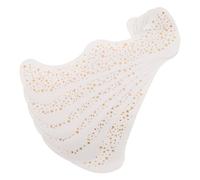 DOITOOL 6 Sheets Golden Star Body Glitter Temporary Face Tattoos Waterproof with Eye Catching Glitter for Festival and Cosplay, Stylish Body Art Tattoos on Water Transfer Paper
