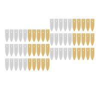 DOITOOL 60pcs Copper Zinc Anode Sheet Strips for Fruit Battery Experiments Educational Science Supplies Lightweight Copper and Zinc Kit for Hands Learning and Innovation