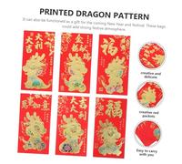 DOITOOL 60pcs Large Chinese Style Red Envelopes for Lunar Year Money Gifts Festive Dragon Design Creative Cash Packets for Spring Festival and Year Celebration