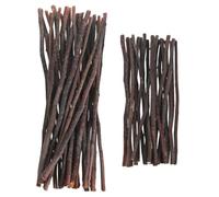 DOITOOL 60pcs Mini Wood Log Sticks for Crafting and Photo Props, Rustic Wooden Twigs Comfortable Touch and Lightweight Design, for Farmhouse Centrepiece Decor and DIY Art Projects