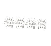DOITOOL 60pcs Musical Instrument Diy Pendants for Jewelry Making Creative Decorative Charms for Necklaces Earrings Keychains for Music Lovers
