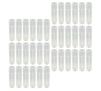 DOITOOL 60pcs Refillable Lip Balm Container Small and Light Lipstick Tube Made of Safe Pp and Pet Material, for Travel and Easy to Carry in Cosmetic Bags for Women