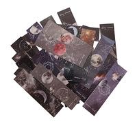 DOITOOL 60pcs Space Theme Paper Bookmarks, Earth Planet Design, DIY Office Supply for Students, Reading Lists and Page Flags