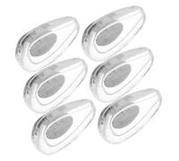 DOITOOL 6Pairs Slip Silicone Nose Pads with Durable Metal Core for Eyeglasses Comfortable Replacement Cushions with Air Cushion Design for Secure Fit and Easy Installation