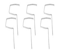 DOITOOL 6Pcs 200Mm Iron Roof Gutter Bracket Holder for Rainwater Management, Gutter Mounting Support for Residential and Commercial Roofing Systems