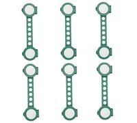 DOITOOL 6pcs Boys and Girls Security Latches Boy Girl Safety Locks for Cabinets Fridges Adhesive Back No Tools Needed Easy Installation