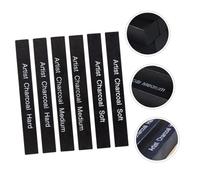 DOITOOL 6pcs Compressed Charcoal Sticks for Artists and Students Durable Soft and Medium Hard Sketching Rods Professional Drawing Tools for Painting Shading Blending Easy to Use and