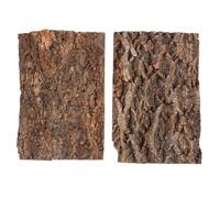 DOITOOL 6PCS Cork Terrarium Background 11.8x7.9in Reptile Bark Cork Wood Bark Terrarium Decor Reptile Climbing Mat Habitat Decor for Beared Dragon Lizard Geckos Spider Turtle