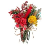 DOITOOL 6pcs Dried Flower Bouquet Natural Tiny Dried Flowers Easy to Maintain Does Not Wither Elegant Arrangement Decor for Farmhouse and Fall Decorations