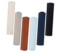 DOITOOL 6pcs Elastic Band Pen Sleeve Notebook Pen Holder Pouch Journal Pencil Holder Pu Leather Material Easy to Clean