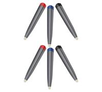 DOITOOL 6pcs Electronic Whiteboard Touch Stylus Pen Set - Black, Red, Blue Learning Stylus with Soft Nib for Capacitive Screens, Smart Classroom and Conference Room Education Accessory