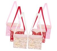 DOITOOL 6pcs Flower Arrangement Box Paper Bags Decorative Multipurpose Pouches for Wedding Gifts Candy Pouch Paper Shopping Bag