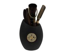 DOITOOL 6pcs Gong Fu Tea Tools Set for Preparing Tea Featuring Ceramic Wood and Copper Materials with Chic Look and Excellent Craftsmanship