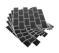 DOITOOL 6Pcs Kitchen Backsplash Stickers Self Adhesive PVC Tile Sheets with Faux Stone Look Peel and Stick Wall Decals for Stove Splashback Countertops and Bathroom Renovation