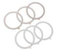 DOITOOL 6pcs Magnetic Patch Cylinder Life-saving Bobbin Fish Tank Ornament Battery Infuser Point Flask Stick Rattan Lamp Rattan Pendant Lamp Shade Protective Cover Grip Stainless Steel