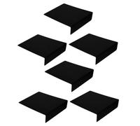 DOITOOL 6pcs Mini Black Board Signs Erasable Chalkboards for Weddings Birthday Buffet Bakery Price Display Message Boards Reusable Decorative