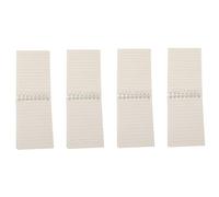 DOITOOL 6pcs Portable Coil Notebooks for Planning and Personal Notes Transparent Frosted PP Cover Mini Pocket Notepad for Students and Office Use