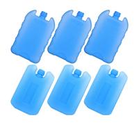 DOITOOL 6pcs Reusable Ice Packs for Small Air Conditioner Cold Packs, Portable Cooling Solution with Pe Material, Easy Refreezing, for Car Camping and Living Room Use in Summer