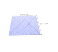 DOITOOL 6Pcs Striped Polyester Felt Wall Tiles Self Adhesive Soundproof Bulletin Boards for Kindergarten Home Office Photo Display and Memo Notice Board Nursery Playroom Wall Stickers