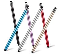 DOITOOL 6pcs Stylus Pen Capacitive Pen Touchscreen Stylus Lightweight Design High Sensitivity Soft Silicone Material 2 Different Sizes of Tips 7 Mm 5 Mm for Tablets and Touch Screen